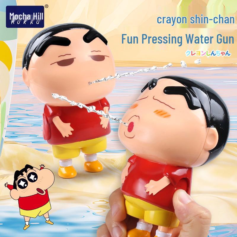 Официальный мини-водяной пистолет Crayon Shin-chan - Мультяшный пистолет-брызгалка нажимного типа для детских игр на открытом воздухе
Официальный мини-водяной пистолет Crayon Shin-chan - Мультяшный пистолет-брызгалка нажимного типа для детских игр на открытом воздухе