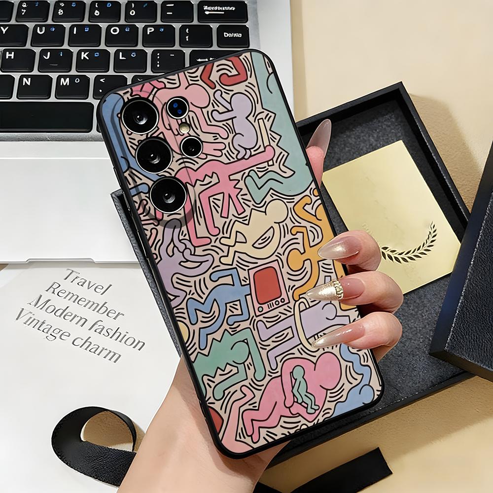 Artist K-H-haring Phone Case For Samsung S26 S25 S24 FE S23 S22 S21 Plus S20 Ultra Note20Ultra Black Soft Shell Galaxy S24
Artist K-H-haring Phone Case For Samsung S26 S25 S24 FE S23 S22 S21 Plus S20 Ultra Note20Ultra Black Soft Shell Galaxy S24