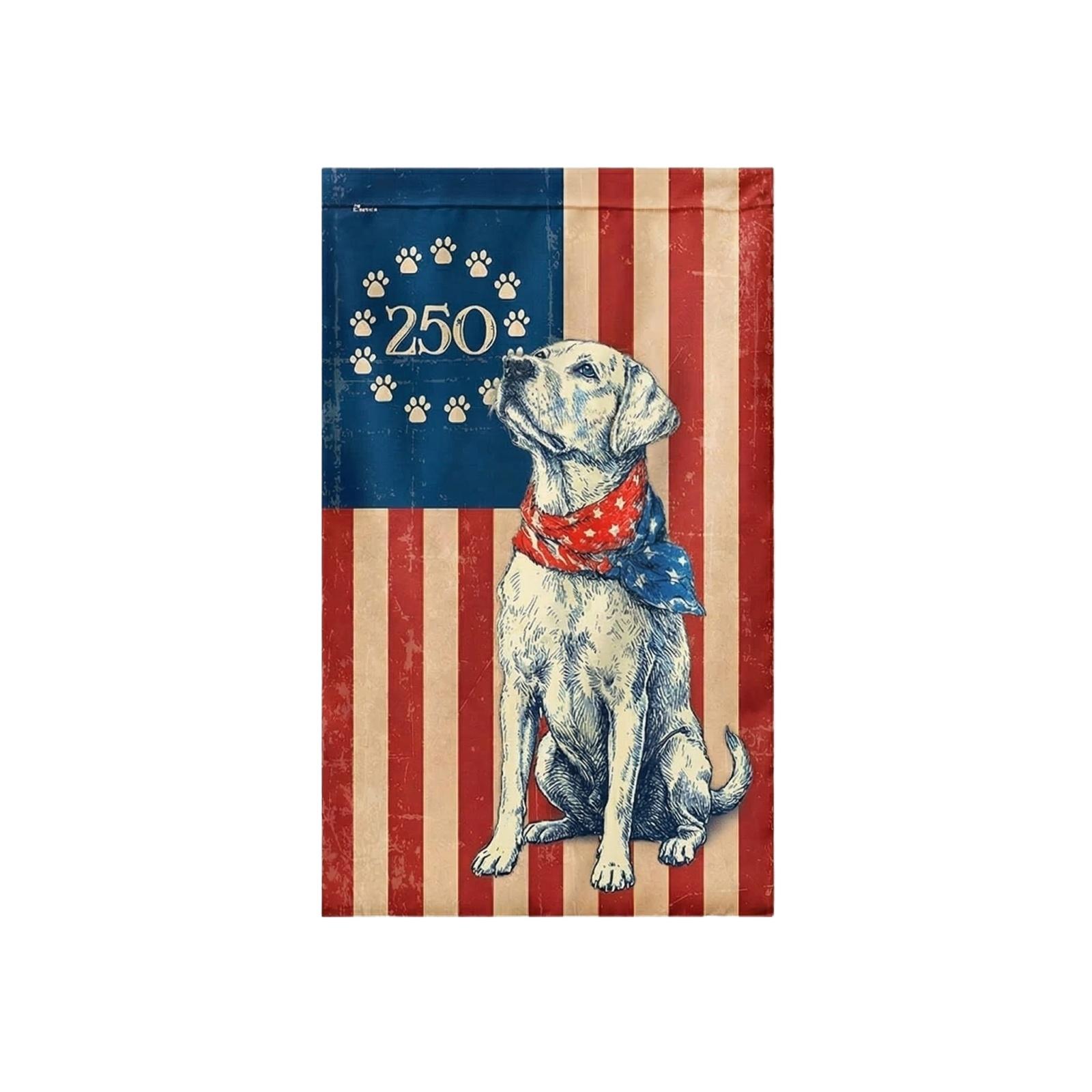 250th Anniversary Garden Flag, Single Sided One Size
250th Anniversary Garden Flag, Single Sided One Size