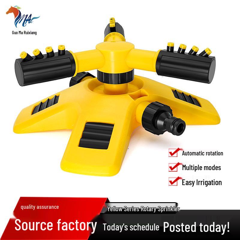 360° Automatic Rotating Sprinkler for Lawn, Nursery, Agricultural, and Vegetable Garden Irrigation
360° Automatic Rotating Sprinkler for Lawn, Nursery, Agricultural, and Vegetable Garden Irrigation