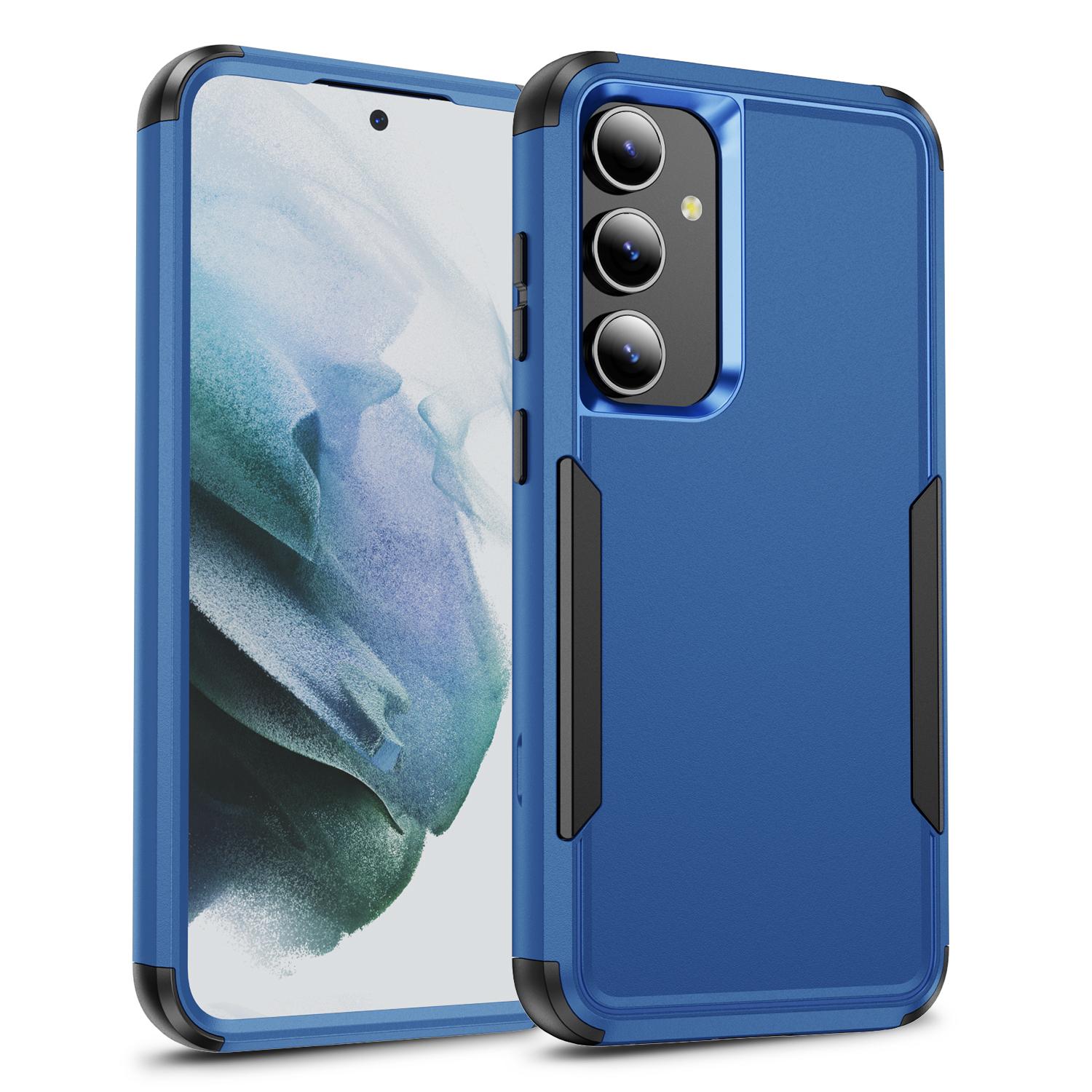 For Samsung Galaxy S25/S24 Case 3 in 1 Shockproof TPU PC Phone Cover Sapphire+Black
For Samsung Galaxy S25/S24 Case 3 in 1 Shockproof TPU PC Phone Cover Sapphire+Black