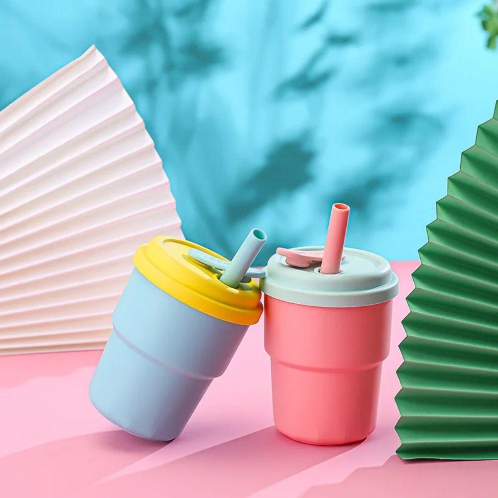 Silicone Lid Drinking Water Bottle 400ml Travel Cup Ins Fashion Gift Coffee Mug Children Student
Silicone Lid Drinking Water Bottle 400ml Travel Cup Ins Fashion Gift Coffee Mug Children Student