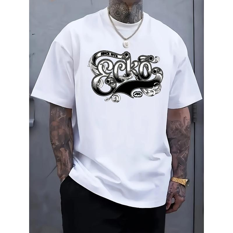 European sizes Men S Casual Graphic T-Shirt - White, Short Sleeve, Crew Neck, Summer Style, Regular Fit, Tattoo-Inspired Design 4XL білий
European sizes Men S Casual Graphic T-Shirt - White, Short Sleeve, Crew Neck, Summer Style, Regular Fit, Tattoo-Inspired Design 4XL білий