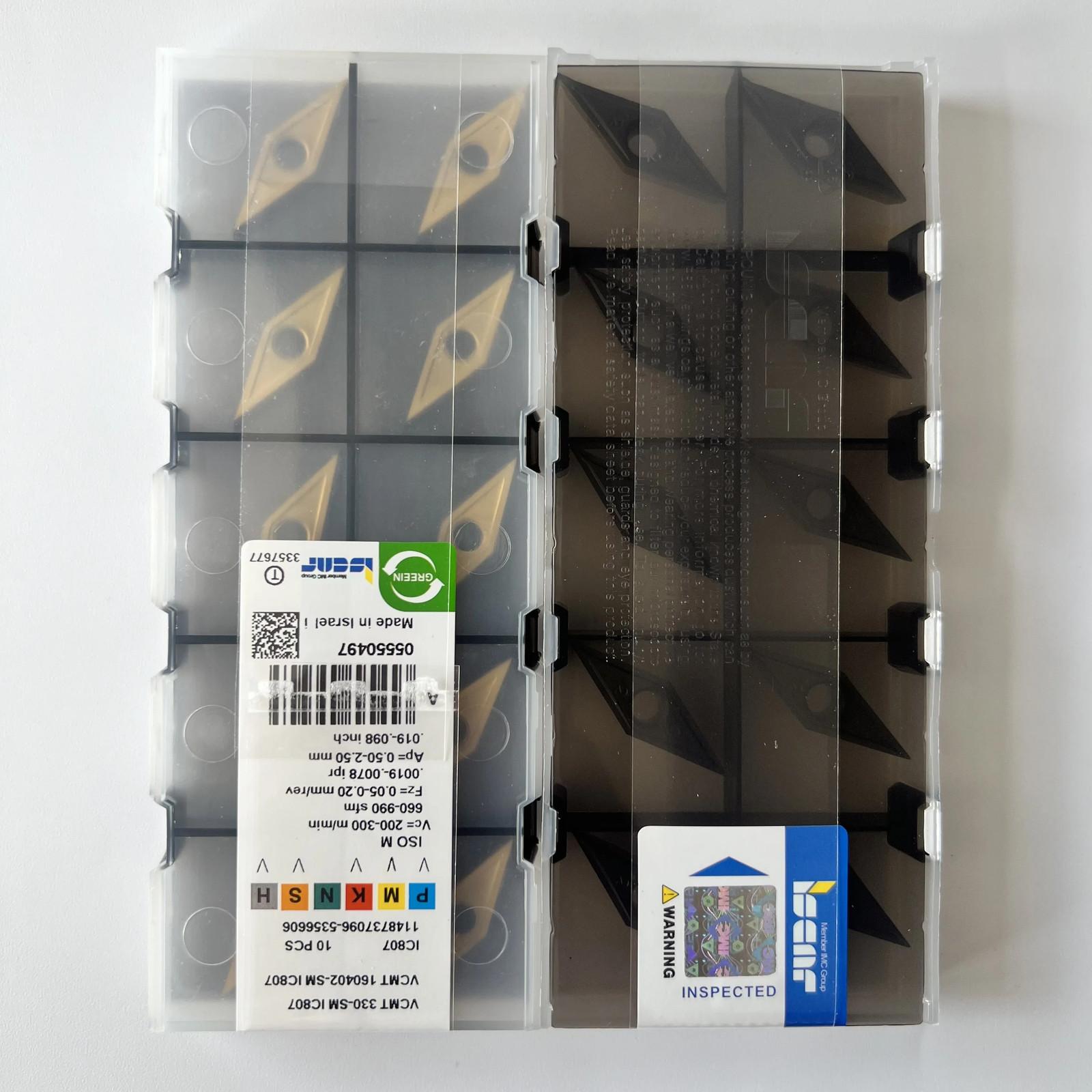 ISCAR / VCMT160402-SM IC807 / Industrial indexable Carbide Inserts 10 Pcs
ISCAR / VCMT160402-SM IC807 / Industrial indexable Carbide Inserts 10 Pcs