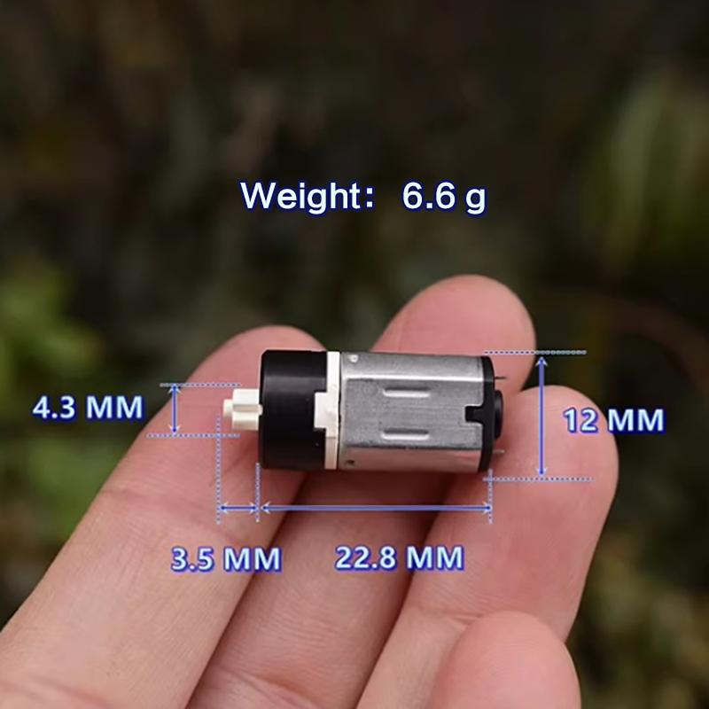 1/2PCS Silver Micro GP12-N20 Mini Plastic Gear Precision Planetary Reduction Motor 3V 100RPM 12mm Cross Shaft DIY Robot Toy
1/2PCS Silver Micro GP12-N20 Mini Plastic Gear Precision Planetary Reduction Motor 3V 100RPM 12mm Cross Shaft DIY Robot Toy