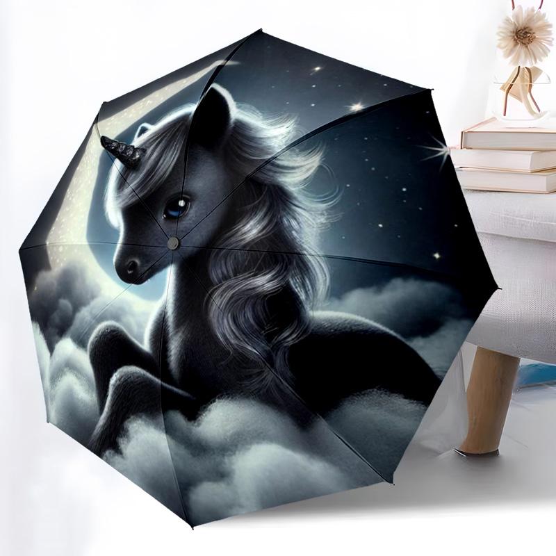 Purple Rose Pegasus Print Umbrella, Foldable UV Protection Sun & Rain Umbrella, Fantasy Style Portable Parasol
Purple Rose Pegasus Print Umbrella, Foldable UV Protection Sun & Rain Umbrella, Fantasy Style Portable Parasol