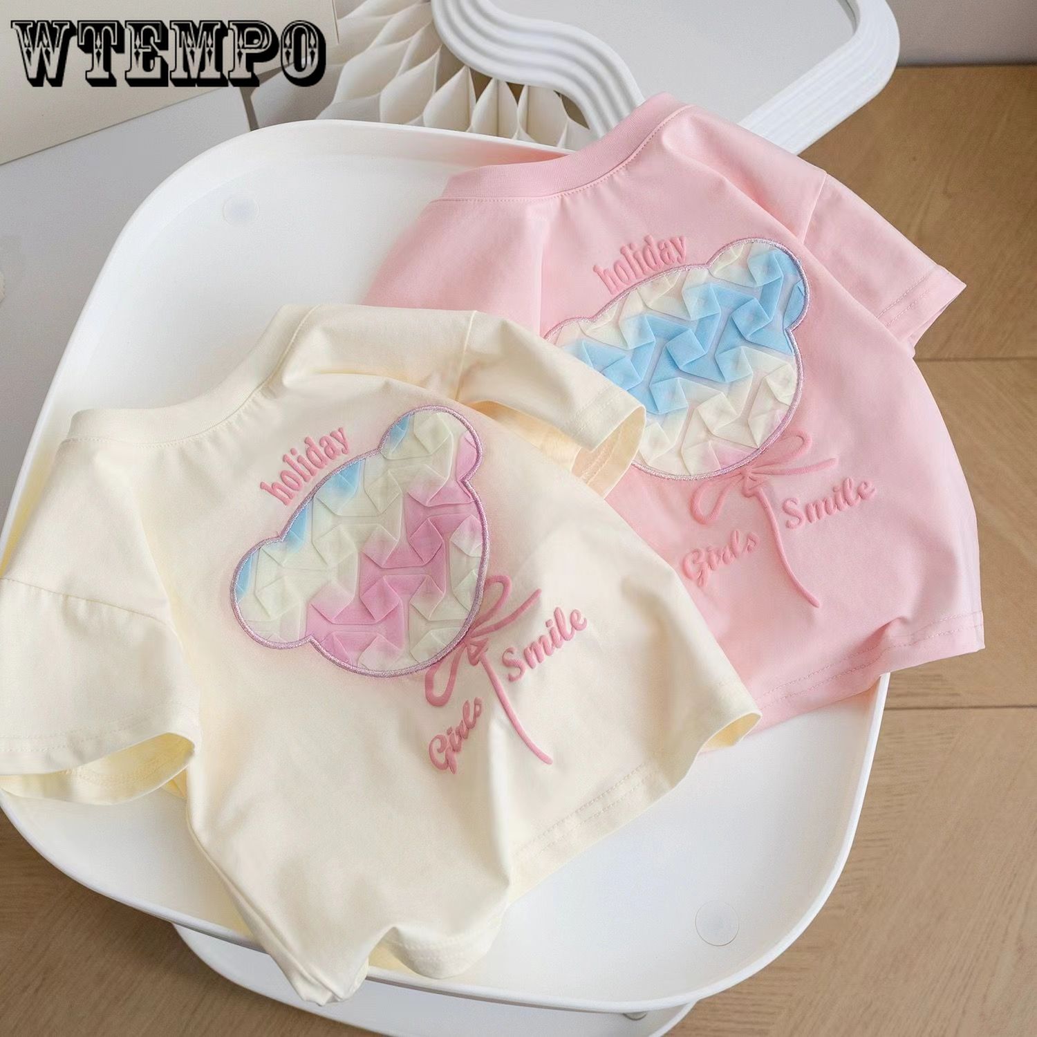 Summer Children s Printed Short Sleeved T-shirt Women s Embroidered Patch Fabric Three-dimensional Loose Half Sleeved Top 160 бежевий
Summer Children s Printed Short Sleeved T-shirt Women s Embroidered Patch Fabric Three-dimensional Loose Half Sleeved Top 160 бежевий
