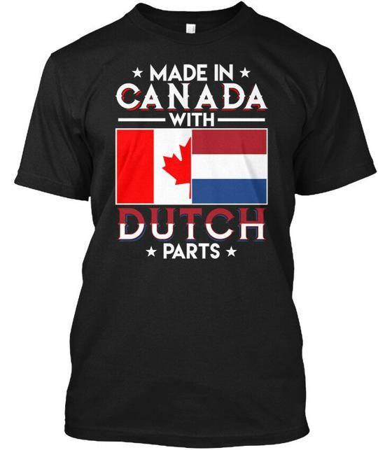 Made In Canada With Dutch Parts T-Shirt in the USA Size S to 5XL 2XL
Made In Canada With Dutch Parts T-Shirt in the USA Size S to 5XL 2XL
