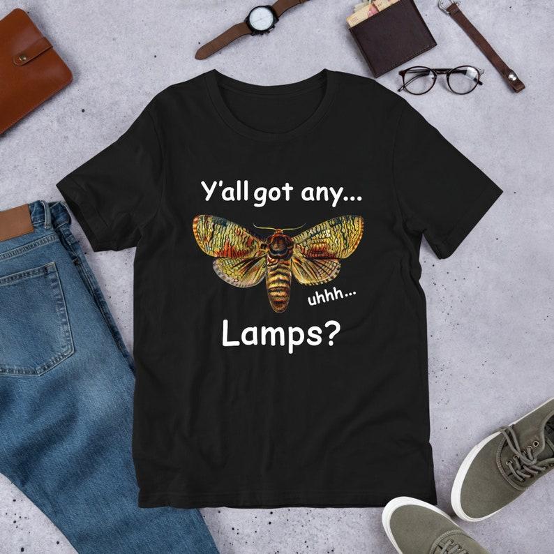 230 Gsm 100% Cotton Yall Got Any Lamps Moth Funny Meme Shirt Ironic Shirt Oddly Specific Unhinged Shirt Cursed Cringe Gag Gift Targeted Shirt 3XL чорний
230 Gsm 100% Cotton Yall Got Any Lamps Moth Funny Meme Shirt Ironic Shirt Oddly Specific Unhinged Shirt Cursed Cringe Gag Gift Targeted Shirt 3XL чорний