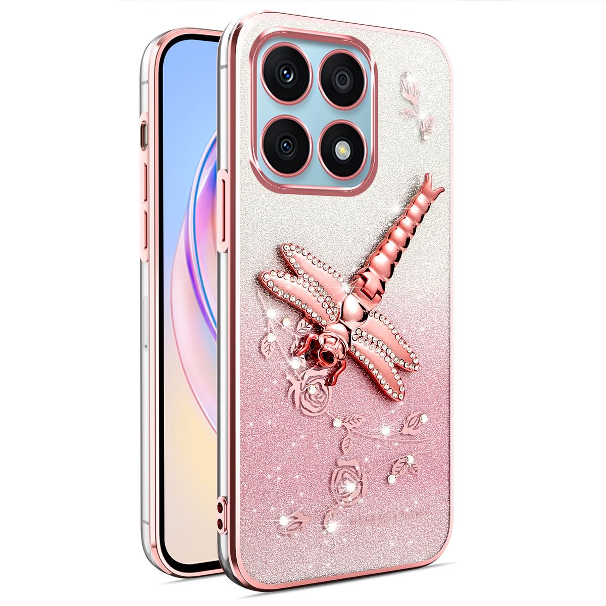 KADEM For Honor X8a 4G Case Dragonfly Kickstand TPU Flowers Glitter Phone Cover Pink
KADEM For Honor X8a 4G Case Dragonfly Kickstand TPU Flowers Glitter Phone Cover Pink