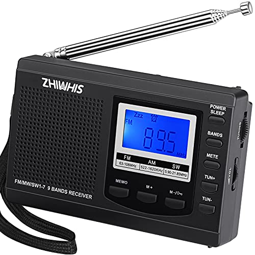 Портативне FM/AM/SW радіо ZHIWHIS з широким діапазоном FM, живлення від батарейок, таймер, будильник, цифровий годинник, блокування клавіш та функції попереднього налаштування, горизонтальна підставка
Портативне FM/AM/SW радіо ZHIWHIS з широким діапазоном FM, живлення від батарейок, таймер, будильник, цифровий годинник, блокування клавіш та функції попереднього налаштування, горизонтальна підставка