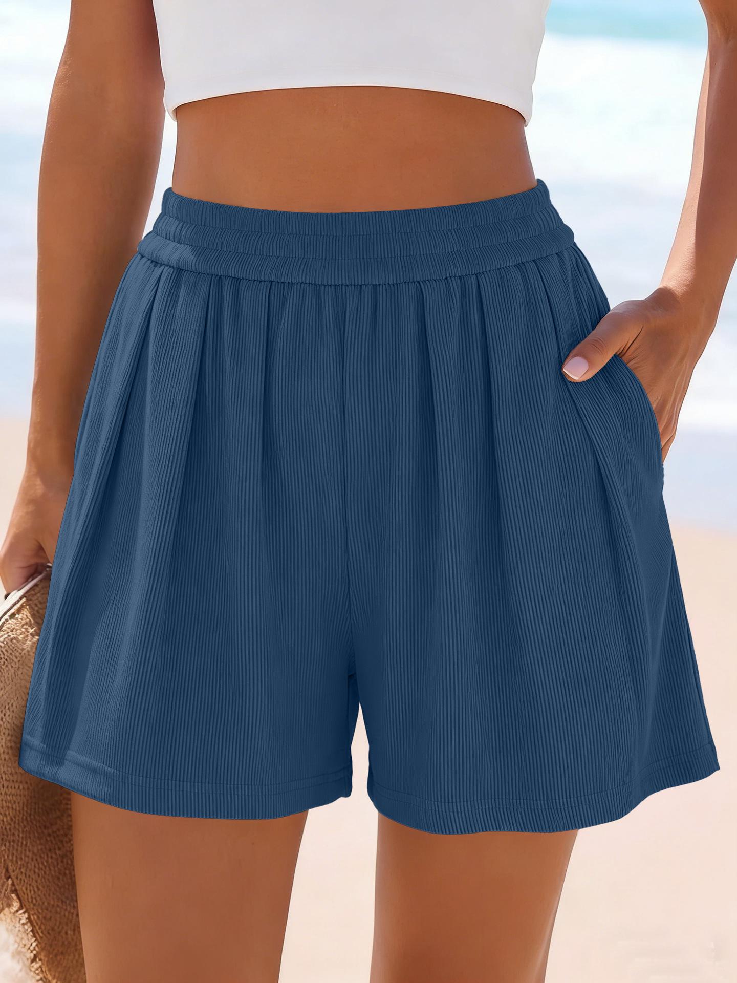 2026 European & American Summer Wide Casual Solid Color Fashion Shorts with Pockets Double Extra Large королівський синій колір
2026 European & American Summer Wide Casual Solid Color Fashion Shorts with Pockets Double Extra Large королівський синій колір
