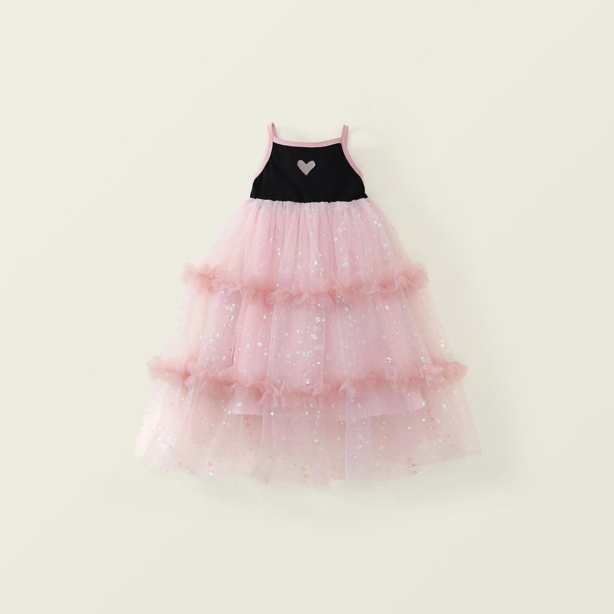 Summer 2026 New Baby Girls Backless Mesh Dress Toddler Heart Print Tank Dress Fashionable Chic Cute Kids Clothes 90cm
Summer 2026 New Baby Girls Backless Mesh Dress Toddler Heart Print Tank Dress Fashionable Chic Cute Kids Clothes 90cm