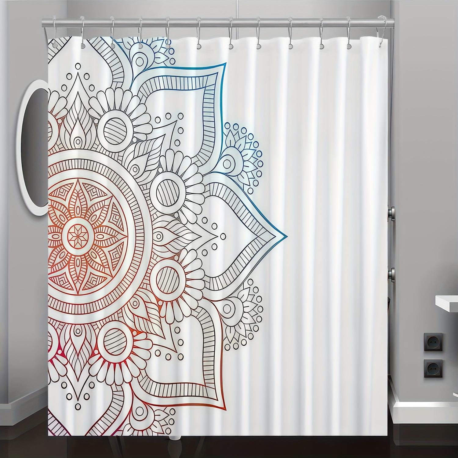 Mandala Pattern Shower Curtain - Digital Print, Home & Bathroom Decor,Machine Washable, Four Seasons Reversible Polyester W60H190(CM)-1 Pcs
Mandala Pattern Shower Curtain - Digital Print, Home & Bathroom Decor,Machine Washable, Four Seasons Reversible Polyester W60H190(CM)-1 Pcs