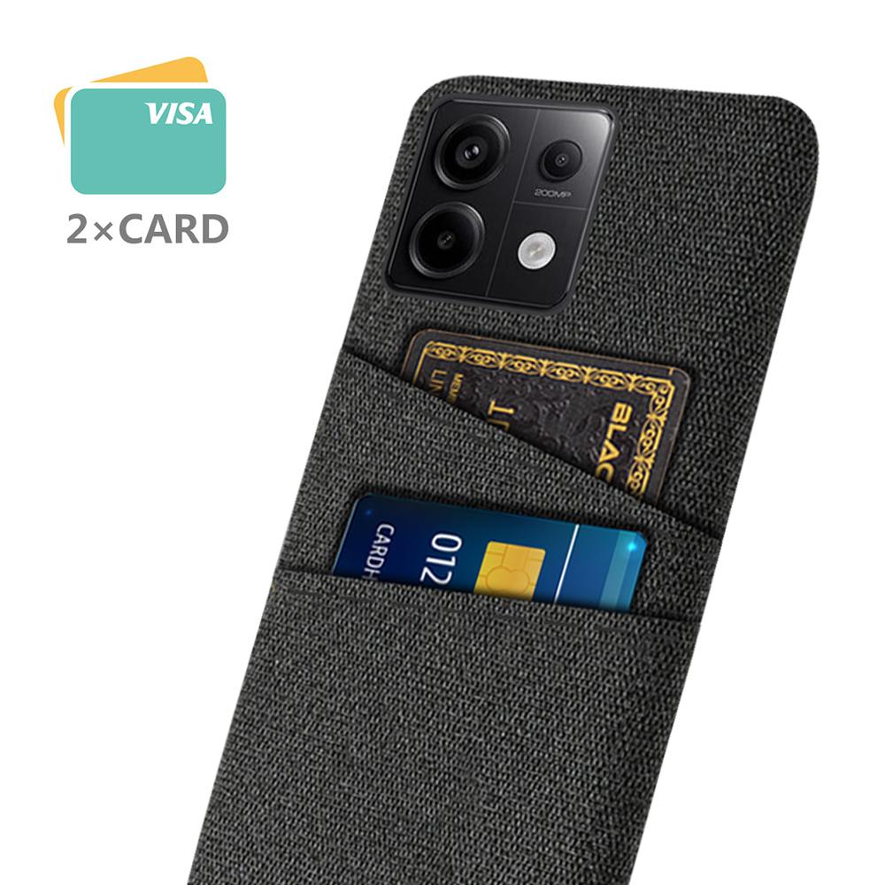 For Xiaomi Redmi Note 13 Pro 5G/Poco X6 5G Slim Case Dual Card Holder Hard PC+Cloth Phone Case Green
For Xiaomi Redmi Note 13 Pro 5G/Poco X6 5G Slim Case Dual Card Holder Hard PC+Cloth Phone Case Green