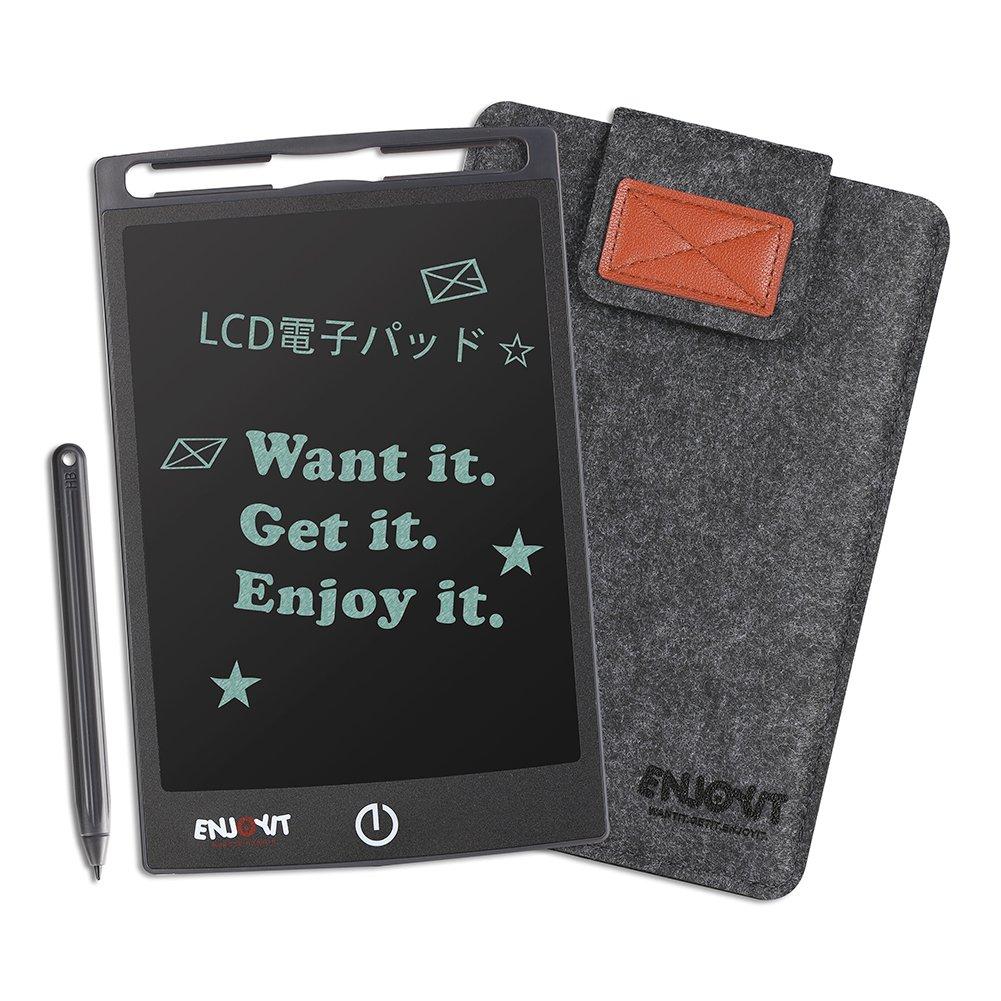 ENJOYIT Electronic Notepad, Digital Paper, Whiteboard, Digital Memo, Presentation, 8.5-inch (Black)
ENJOYIT Electronic Notepad, Digital Paper, Whiteboard, Digital Memo, Presentation, 8.5-inch (Black)