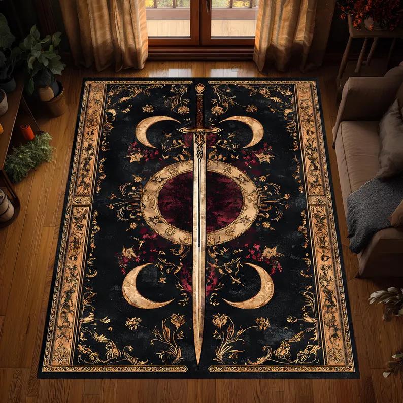 Master Sword Hyrule Rug Carpet Mat for Living Room Home Decoration Fantasy Gaming Style Living Room Decoration Bedroom Decor 40X60cm
Master Sword Hyrule Rug Carpet Mat for Living Room Home Decoration Fantasy Gaming Style Living Room Decoration Bedroom Decor 40X60cm