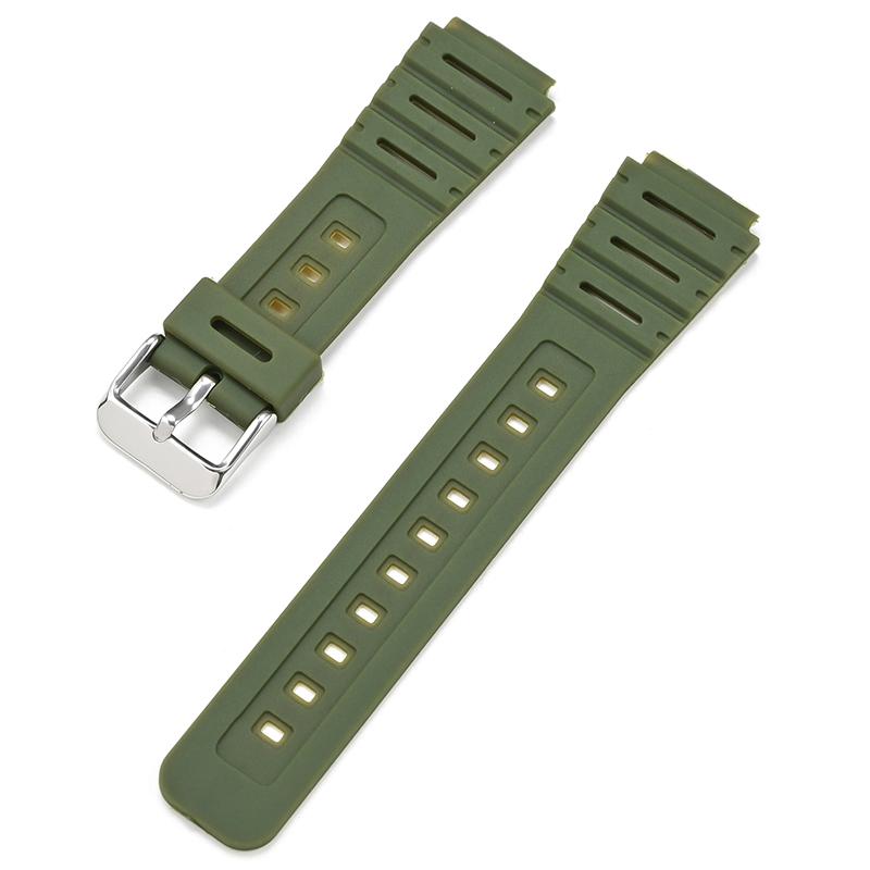 18 мм ремешок для часов F108W F91 F94 F84 F105 AE1200 мягкий резиновый ремешок для часов с пряжкой-застежкой на запястье выпуклый рот спортивный водонепроницаемый str 18mm зелёный/серебряный
18 мм ремешок для часов F108W F91 F94 F84 F105 AE1200 мягкий резиновый ремешок для часов с пряжкой-застежкой на запястье выпуклый рот спортивный водонепроницаемый str 18mm зелёный/серебряный