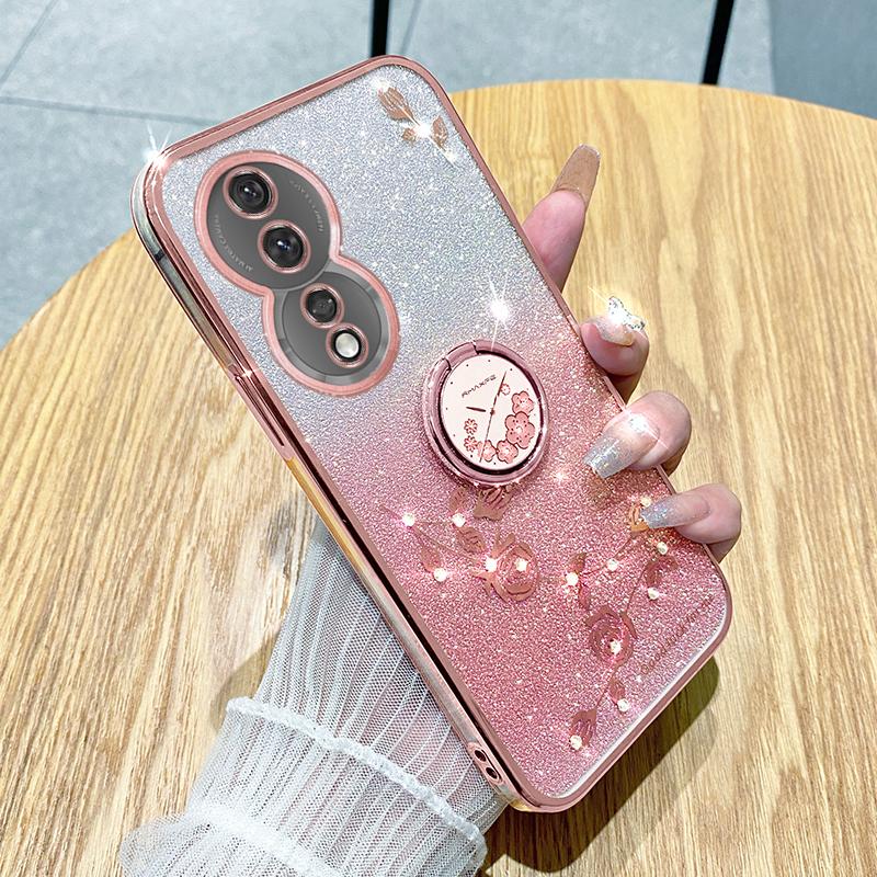 KADEM For Honor 90 Phone Shell Glitter Gradient Rhinestone Flower TPU Case Cover with Kickstand Rose Gold
KADEM For Honor 90 Phone Shell Glitter Gradient Rhinestone Flower TPU Case Cover with Kickstand Rose Gold