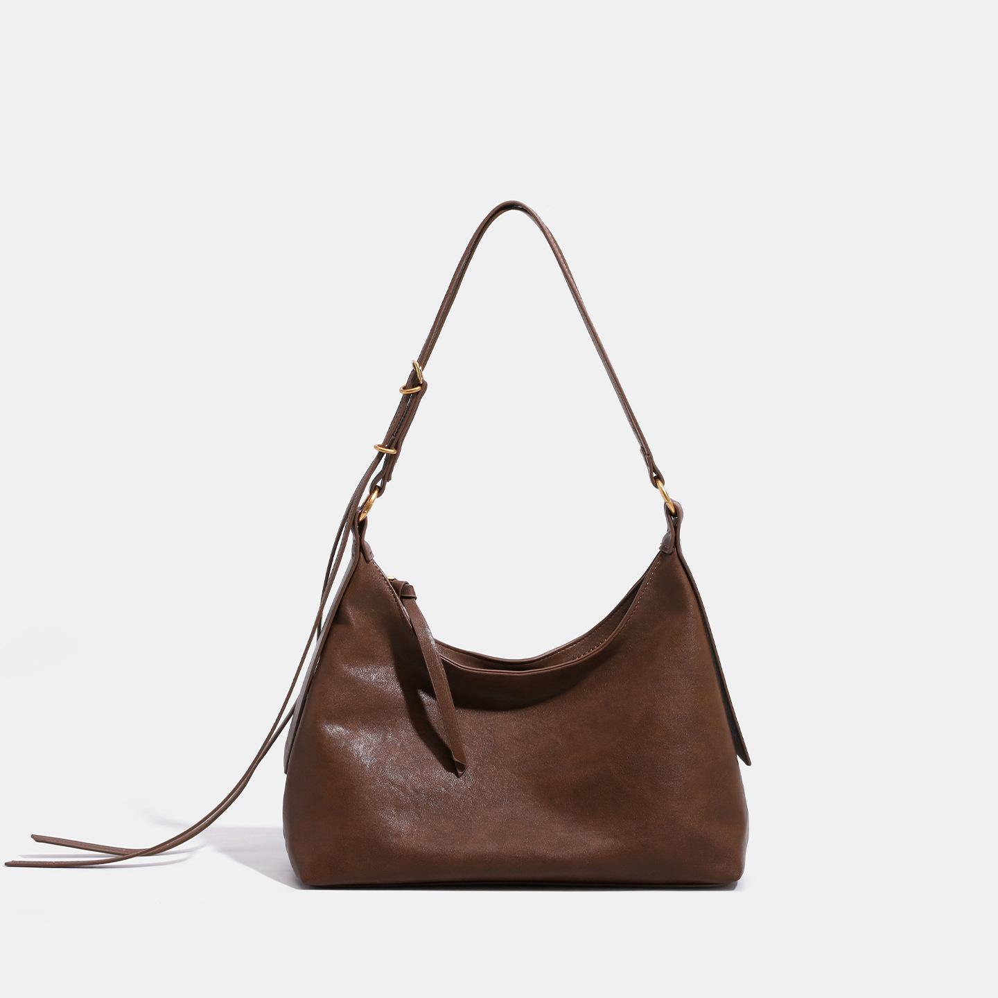 New Light Luxury Niche Armpit Bag Lazy Retro Shoulder Bag Large Capacity Commuting Shoulder Bag Women s Fashion коричневий
New Light Luxury Niche Armpit Bag Lazy Retro Shoulder Bag Large Capacity Commuting Shoulder Bag Women s Fashion коричневий