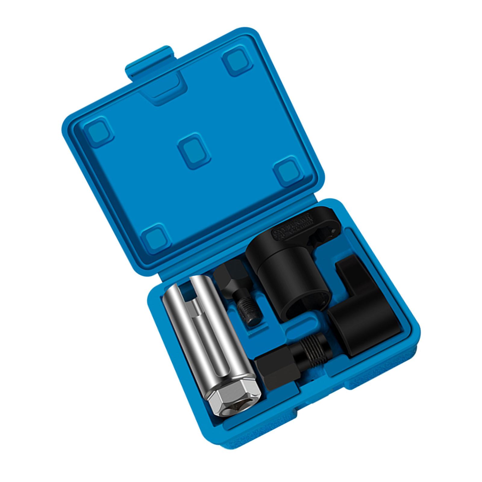 Набор из 5 предметов торцевых ключей для лямбда-зонда Инструмент для датчика с резьбонарезчиком Привод 1/2 и 3/8 Головка 22 мм для авторемонта
Набор из 5 предметов торцевых ключей для лямбда-зонда Инструмент для датчика с резьбонарезчиком Привод 1/2 и 3/8 Головка 22 мм для авторемонта