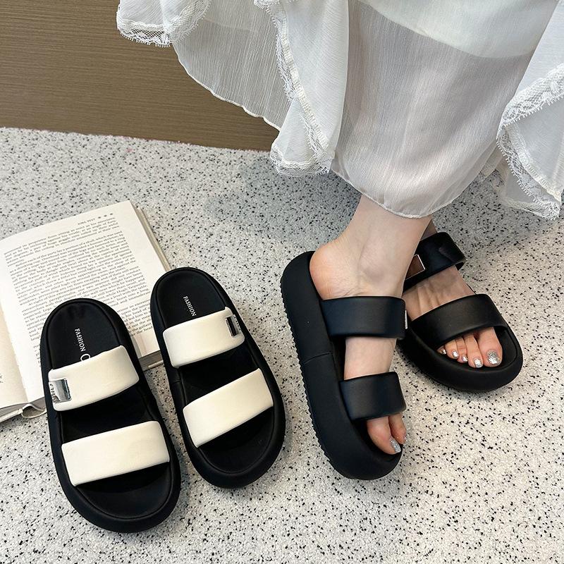 Niche muffin thick-soled cool slippers women s summer outer wear spring and summer new fashionable versatile one-word beach sandals 35
Niche muffin thick-soled cool slippers women s summer outer wear spring and summer new fashionable versatile one-word beach sandals 35