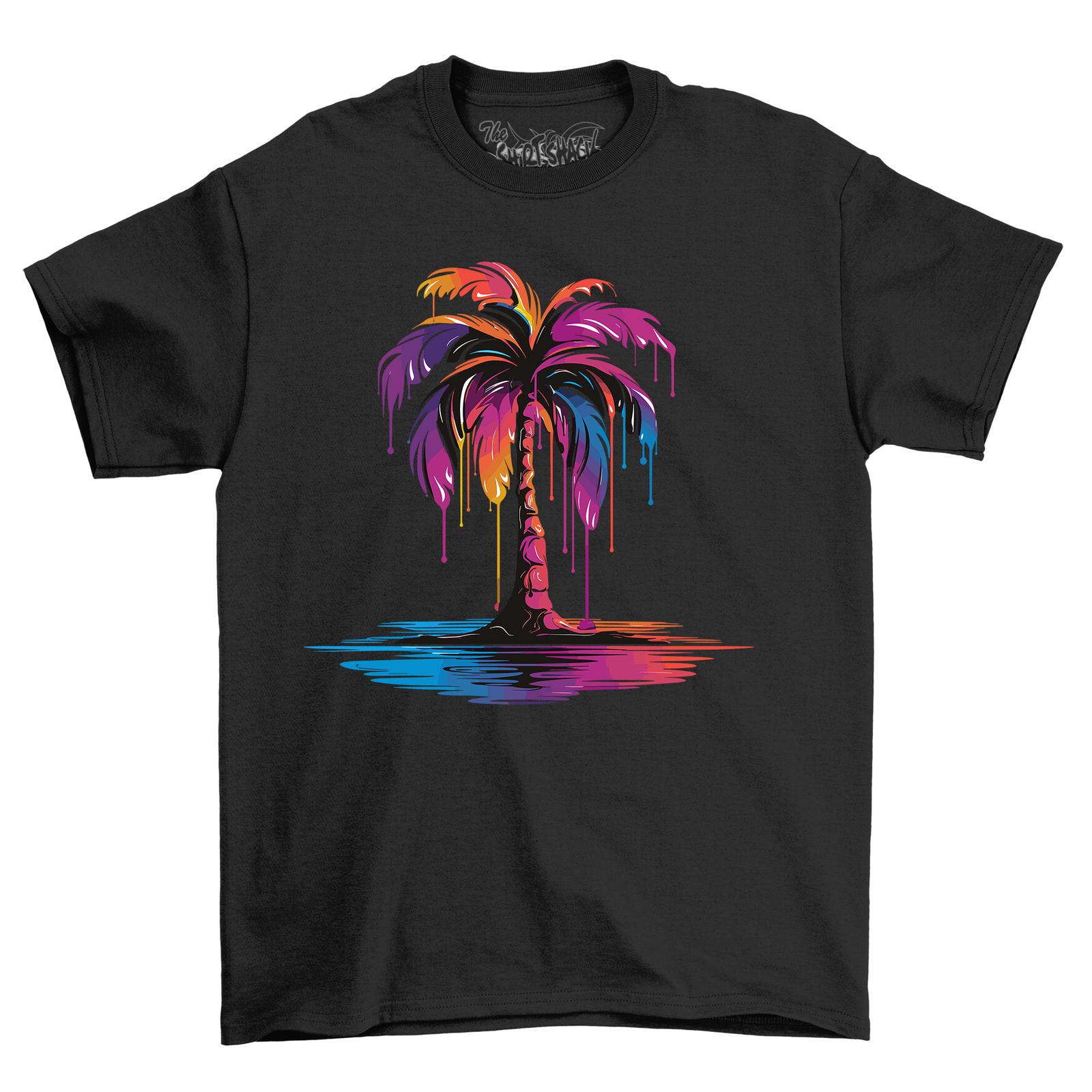 Palm Tree Paint Drip Design T-Shirt Mens Womens Tees Top - Funny and Tropical! Unisex Printed Design. M
Palm Tree Paint Drip Design T-Shirt Mens Womens Tees Top - Funny and Tropical! Unisex Printed Design. M