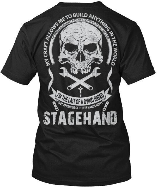 Stagehand Tee T-Shirt Made in the USA Size S to 5XL L
Stagehand Tee T-Shirt Made in the USA Size S to 5XL L