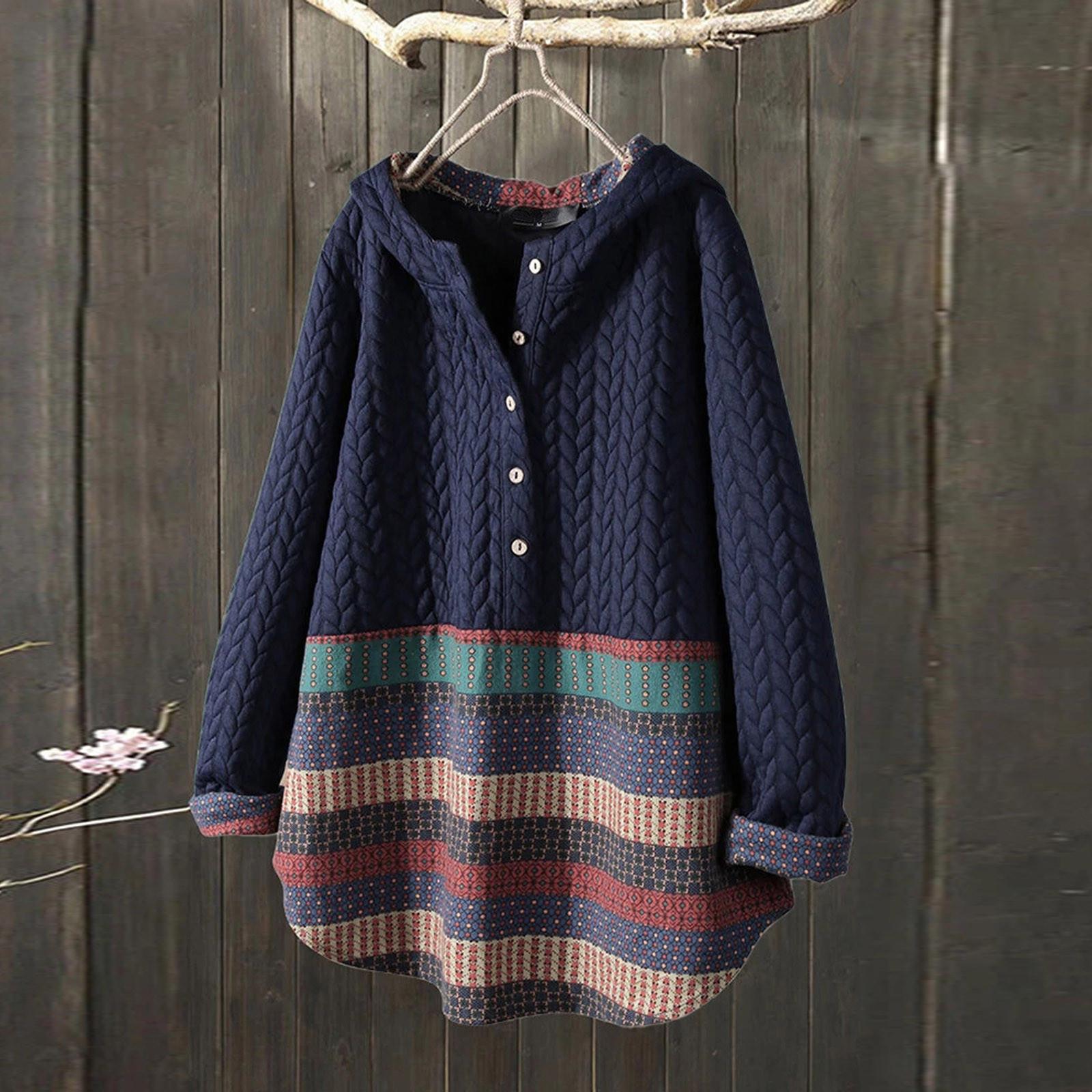 (SU)womens Plus Размер Теплый Hoodie Винтаж Печать Длинные рукава Top Pullover блузка
(SU)womens Plus Размер Теплый Hoodie Винтаж Печать Длинные рукава Top Pullover блузка