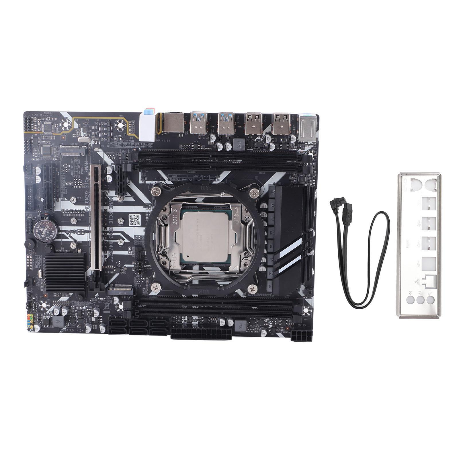 CPU Motherboard Set X99D4M4 DDR4 Computer Motherboard E5 2670V3 CPU Desktop Motherboard for PC
CPU Motherboard Set X99D4M4 DDR4 Computer Motherboard E5 2670V3 CPU Desktop Motherboard for PC