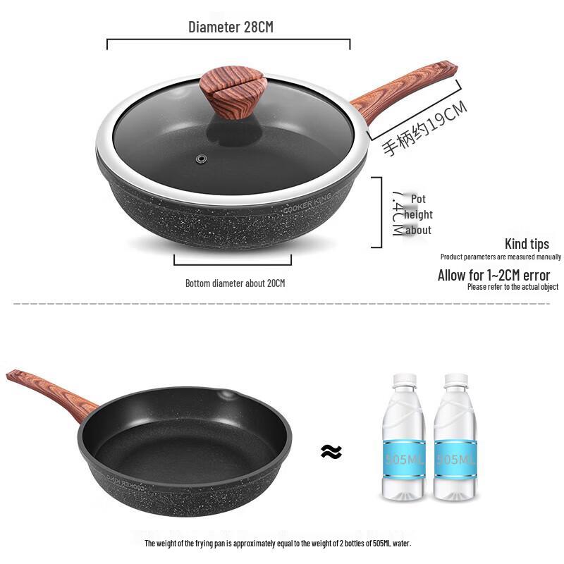 COOKER KING 28cm Non-stick Frying Pan
COOKER KING 28cm Non-stick Frying Pan