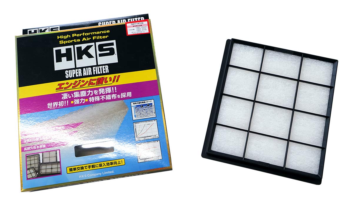 HKS Super Air Filter (70017-AT130) for GR Yaris, RAV4, Harrier, RX270, RX350, RX200t, RX300, NX200t, and NX300
HKS Super Air Filter (70017-AT130) for GR Yaris, RAV4, Harrier, RX270, RX350, RX200t, RX300, NX200t, and NX300
