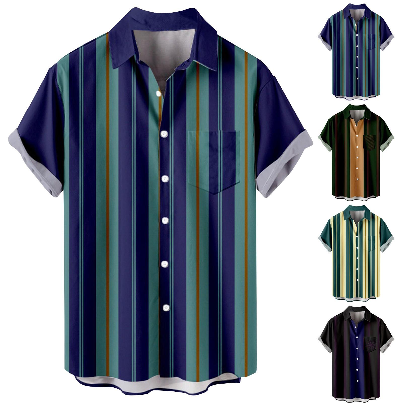 Men s Summer Hawaiian Button Printed Short Sleeve Shirts Men s Summer Casual Fashion Short Sleeve Shirts L
Men s Summer Hawaiian Button Printed Short Sleeve Shirts Men s Summer Casual Fashion Short Sleeve Shirts L