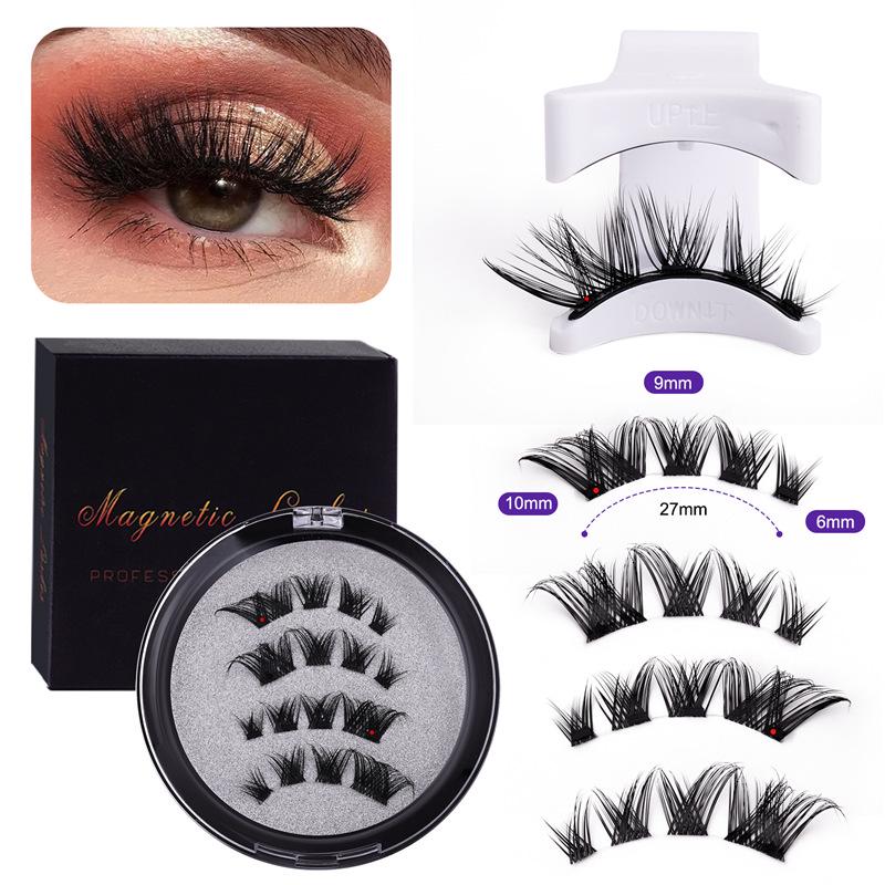 Magnetic False Eyelashes Set with Applicator - Fox Eye, Double Layer, Mirror Box, Natural Look. Standard
Magnetic False Eyelashes Set with Applicator - Fox Eye, Double Layer, Mirror Box, Natural Look. Standard