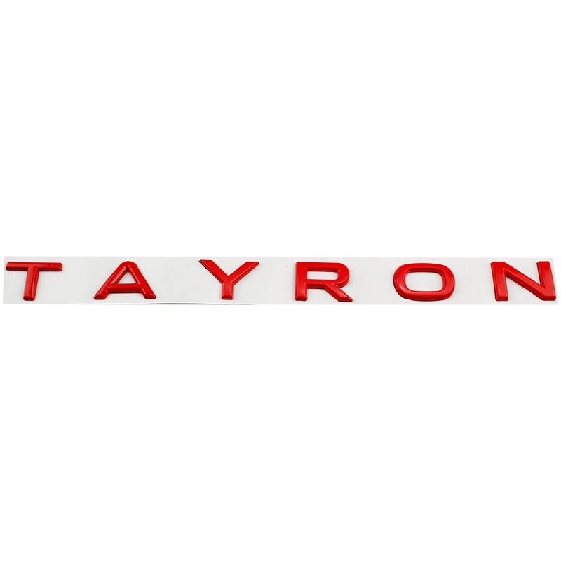 1Pc TAYRON Car Metal Trunk Letters Words Logo Badge Emblem Decals Sticker For TAYRON 2021 2022 2023 2024 Styling Accessories червоний
1Pc TAYRON Car Metal Trunk Letters Words Logo Badge Emblem Decals Sticker For TAYRON 2021 2022 2023 2024 Styling Accessories червоний