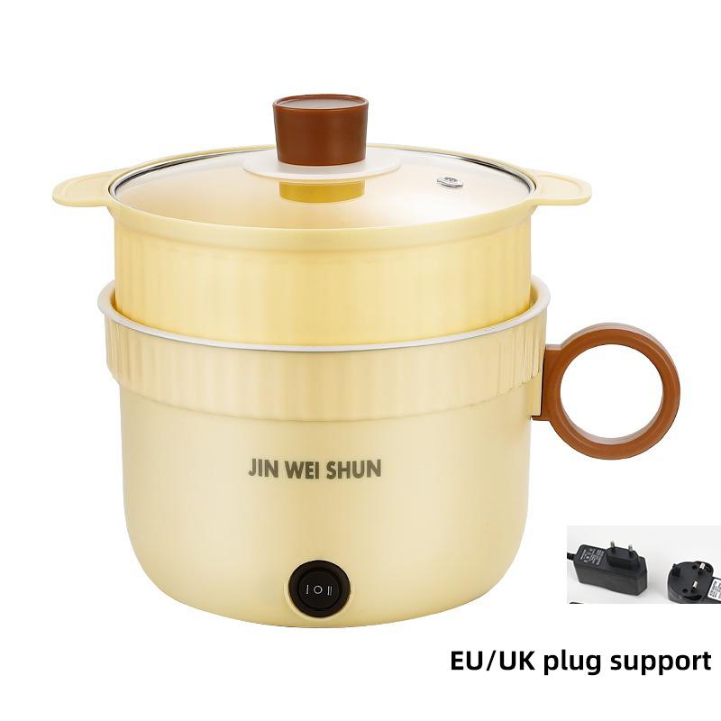 Multifunctional Electric Cooker 1pc Double Layer Dormitory Cooking Pot Noodle Pot Small Electric Pot Household Non-stick Pan EU жовтий
Multifunctional Electric Cooker 1pc Double Layer Dormitory Cooking Pot Noodle Pot Small Electric Pot Household Non-stick Pan EU жовтий