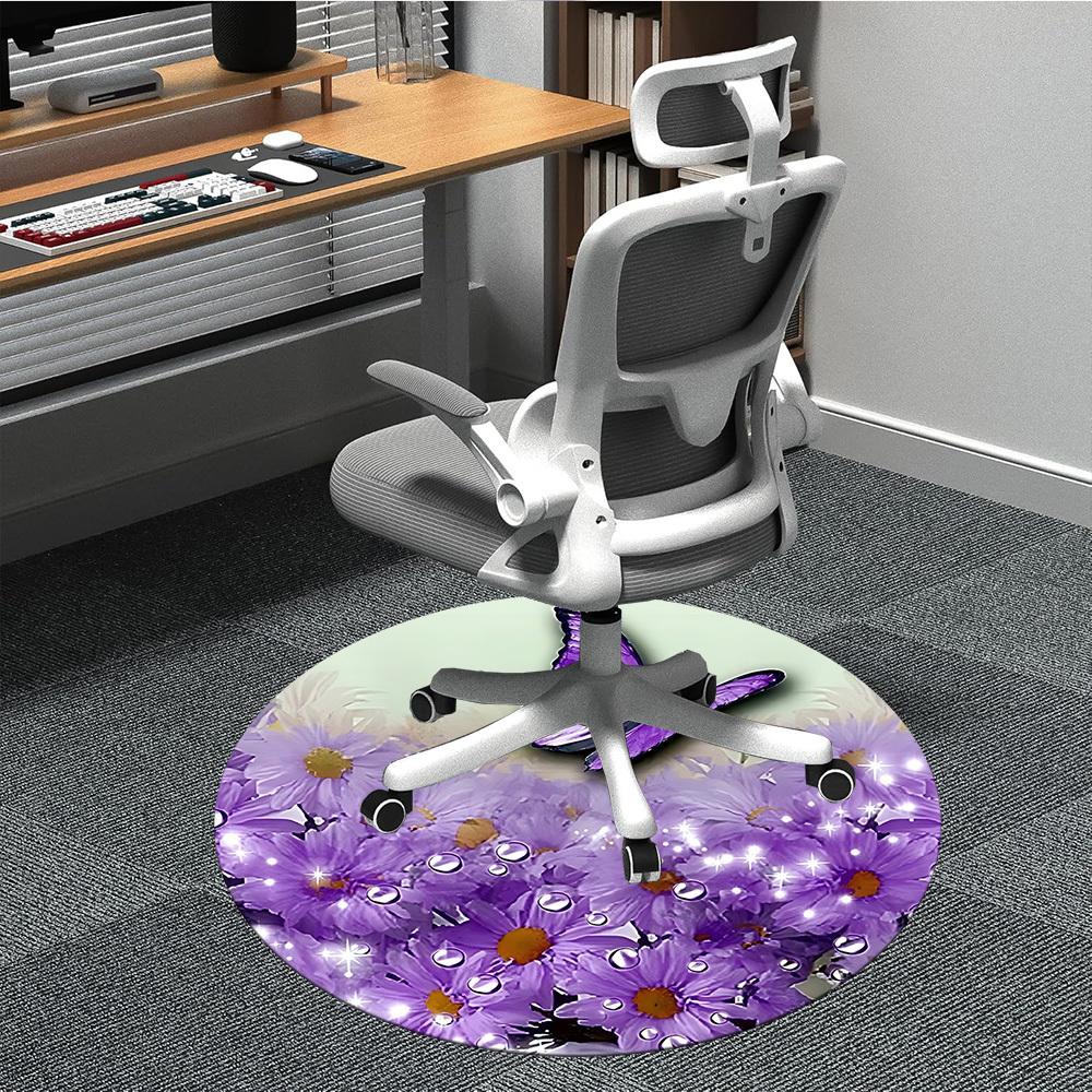 1pc Butterfly Flowers Chair Carpet for Office, Round Polyester Mat, Indoor Decor for Office, Washable Non-slip Carpet yy251219009 80cm by 80cm
1pc Butterfly Flowers Chair Carpet for Office, Round Polyester Mat, Indoor Decor for Office, Washable Non-slip Carpet yy251219009 80cm by 80cm