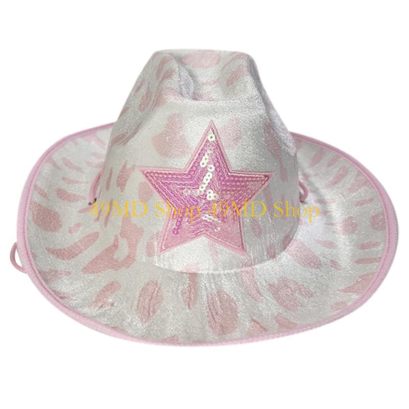 49MD Sequins Cowboy Hat Cow Print Pink Cowgirl Hat 23 Fit for Adults Women розовый
49MD Sequins Cowboy Hat Cow Print Pink Cowgirl Hat 23 Fit for Adults Women розовый