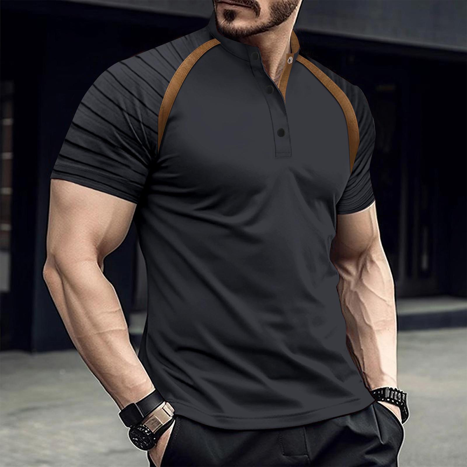 Men s Short Sleeve Shirts Lightweight Slim Fit Basic Button Up Side Stripes Shirt XXL чорний
Men s Short Sleeve Shirts Lightweight Slim Fit Basic Button Up Side Stripes Shirt XXL чорний