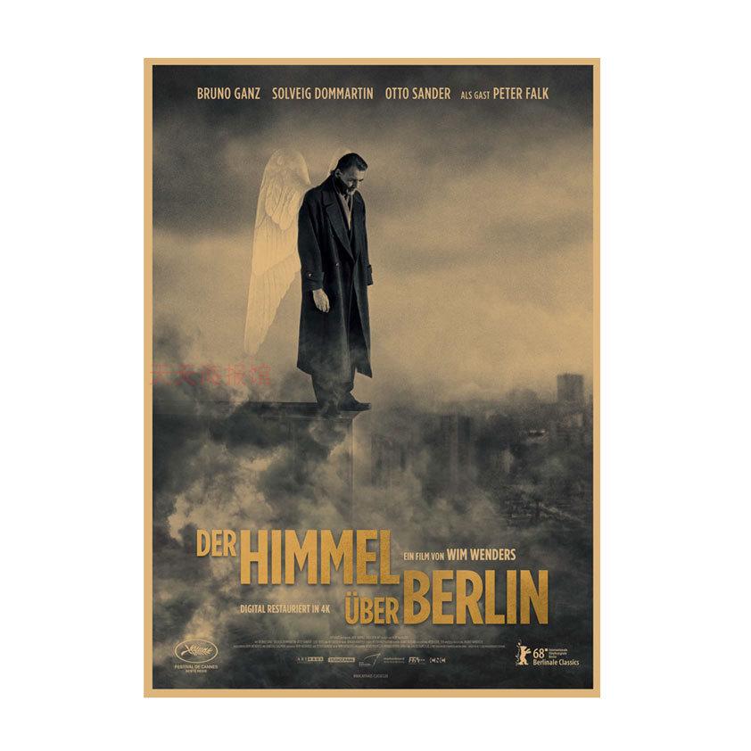 Wings of Desire Retro Movie Poster: Under the Berlin Sky 29.7X42cm (A3 size)
Wings of Desire Retro Movie Poster: Under the Berlin Sky 29.7X42cm (A3 size)