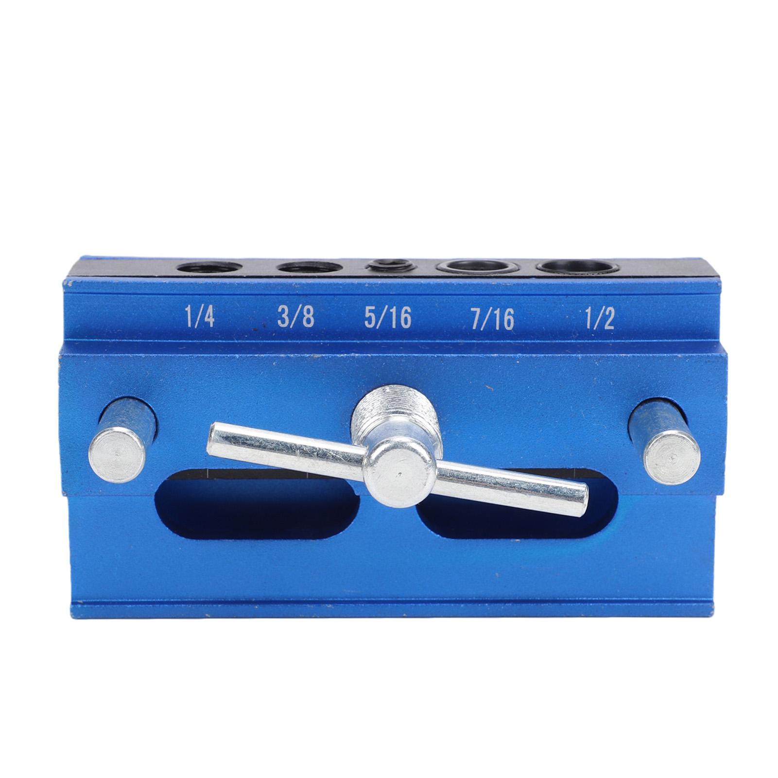 Self Centering Dowel Jig with 6 Bushings Adjustable Width Wood Doweling Drill Guide Block for Woodworking Biscuit
Self Centering Dowel Jig with 6 Bushings Adjustable Width Wood Doweling Drill Guide Block for Woodworking Biscuit