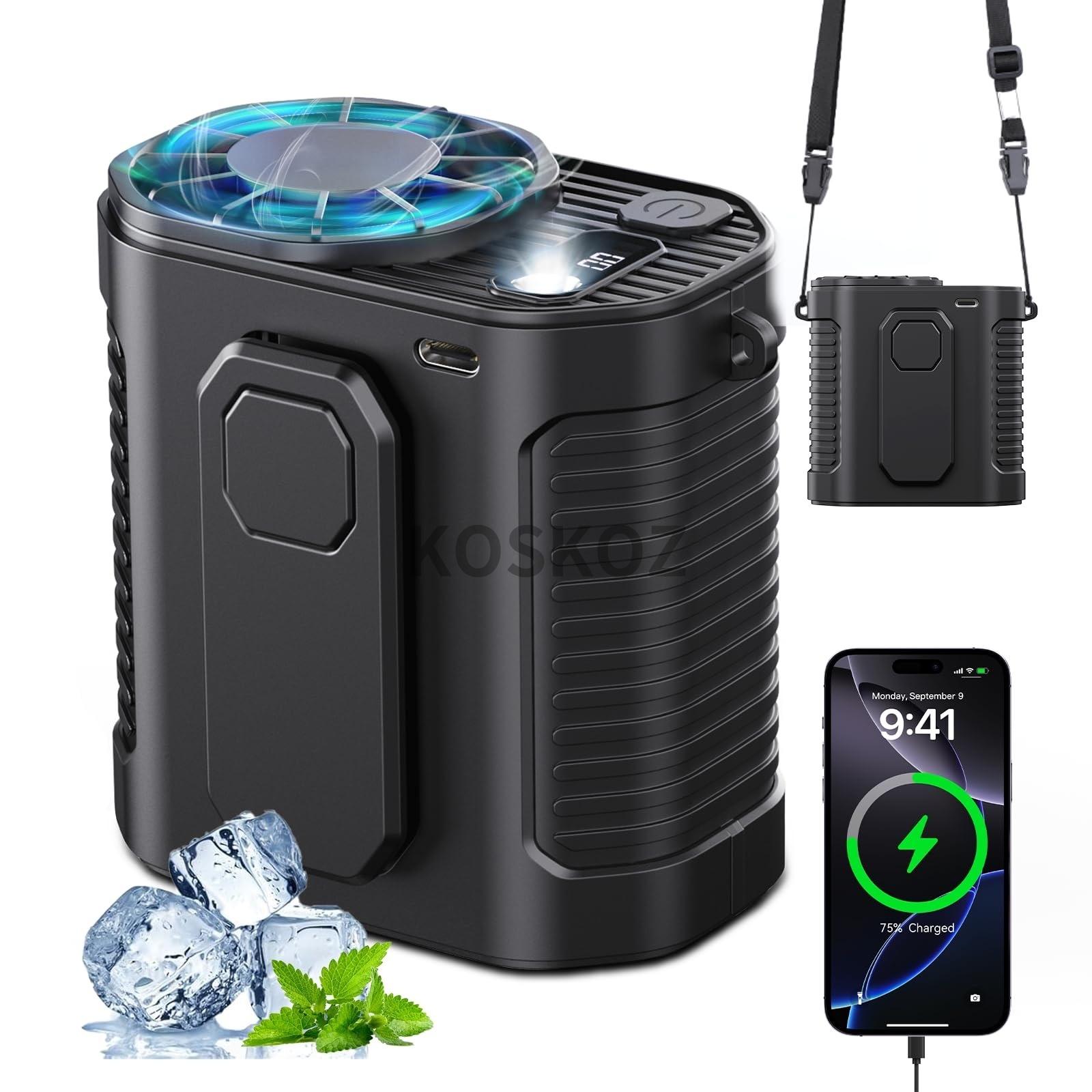 Portable Waist Fan, 10 Speed Fan with LED Light, Hands-Free Wearable Dual Clips Fans & Power Bank, for Camping, Outdoor, Jobsite жёлтый
Portable Waist Fan, 10 Speed Fan with LED Light, Hands-Free Wearable Dual Clips Fans & Power Bank, for Camping, Outdoor, Jobsite жёлтый