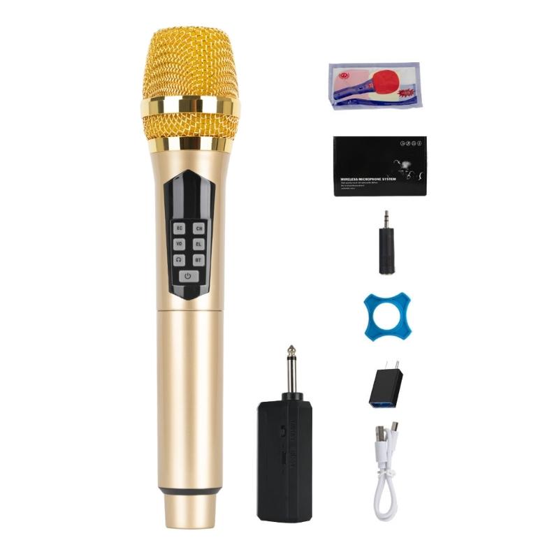 Single Way Wireless Microphone Equipment With Clear Tone For Stage Presentations And Voice Amplification золотий
Single Way Wireless Microphone Equipment With Clear Tone For Stage Presentations And Voice Amplification золотий