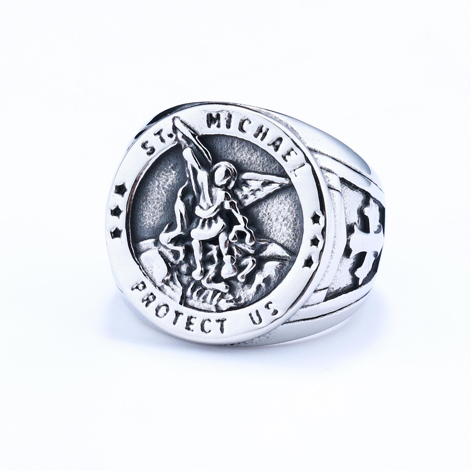 Angel Cross Seal Design Ring 316L Stainless Steel Men s Band Durable Hypoallergenic Jewelry Gift for Him Us size 15
Angel Cross Seal Design Ring 316L Stainless Steel Men s Band Durable Hypoallergenic Jewelry Gift for Him Us size 15