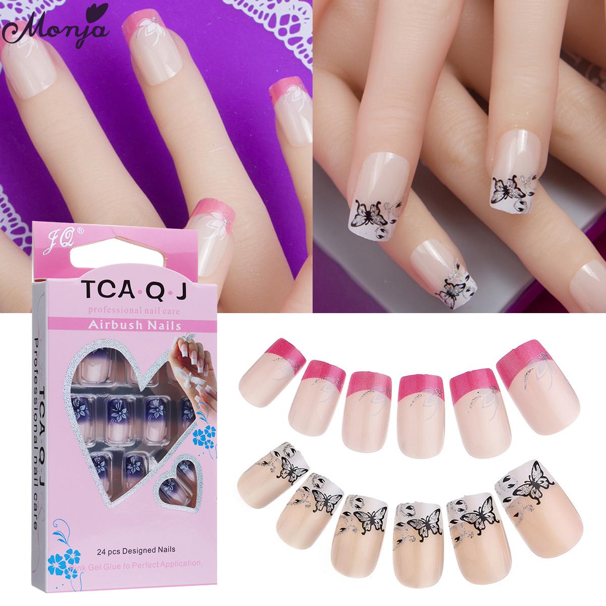 Monja 24Pcs Ногти Искусства Французский Полный Обложка Ложные Поддельные Ногти Искусство Акрилические Советы Маникюр Аксессуары
Monja 24Pcs Ногти Искусства Французский Полный Обложка Ложные Поддельные Ногти Искусство Акрилические Советы Маникюр Аксессуары
