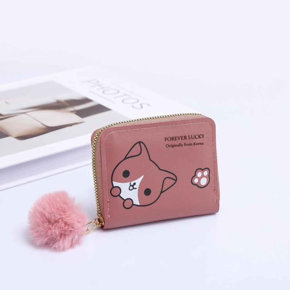High Quality PU Leather Women Short Wallet 9 Colors Cartoon Coin Purse Hair Ball Pendant Clutch Bag Women Girls розовый
High Quality PU Leather Women Short Wallet 9 Colors Cartoon Coin Purse Hair Ball Pendant Clutch Bag Women Girls розовый