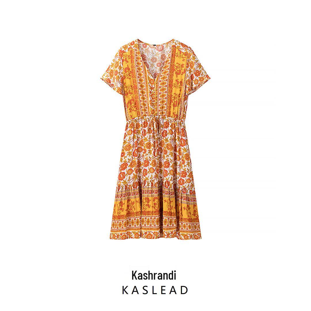 Spring 2025 Women s Rayon Print Short Sleeve Dress - European & American Style Fashion Large
Spring 2025 Women s Rayon Print Short Sleeve Dress - European & American Style Fashion Large