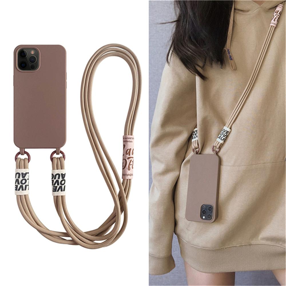 Fashion Crossbody Lanyards Necklace Liquid Silicone Case For 17 16 15 14 13 11 12 Pro Max Mini XS XR X 8 Plus Matte Cover For iPhone 12-12Pro&Case & Strap хаки
Fashion Crossbody Lanyards Necklace Liquid Silicone Case For 17 16 15 14 13 11 12 Pro Max Mini XS XR X 8 Plus Matte Cover For iPhone 12-12Pro&Case & Strap хаки
