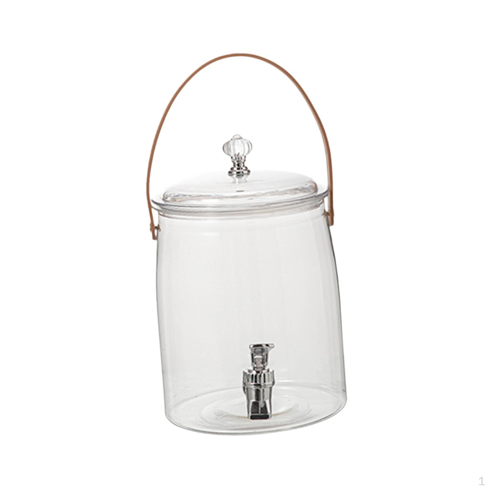 Beverage Dispenser Barrel with Handle Portable Sealed Tap Equipped Cold Kettle Drink 3.5L
Beverage Dispenser Barrel with Handle Portable Sealed Tap Equipped Cold Kettle Drink 3.5L