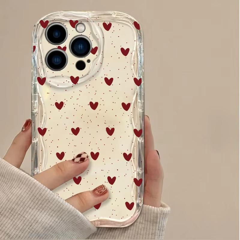Love Heart Leaves Silicone Wavy Edg Phone Case For iPhone 17 Pro Max 16 15 Pro 14 13 12 11 17Air 16 Plus Clear Bumper Cover iPhone XS Max
Love Heart Leaves Silicone Wavy Edg Phone Case For iPhone 17 Pro Max 16 15 Pro 14 13 12 11 17Air 16 Plus Clear Bumper Cover iPhone XS Max